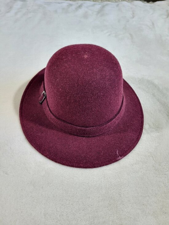 Tilley Casablance Style 100% Wool Maroon Hat - Small main image 3